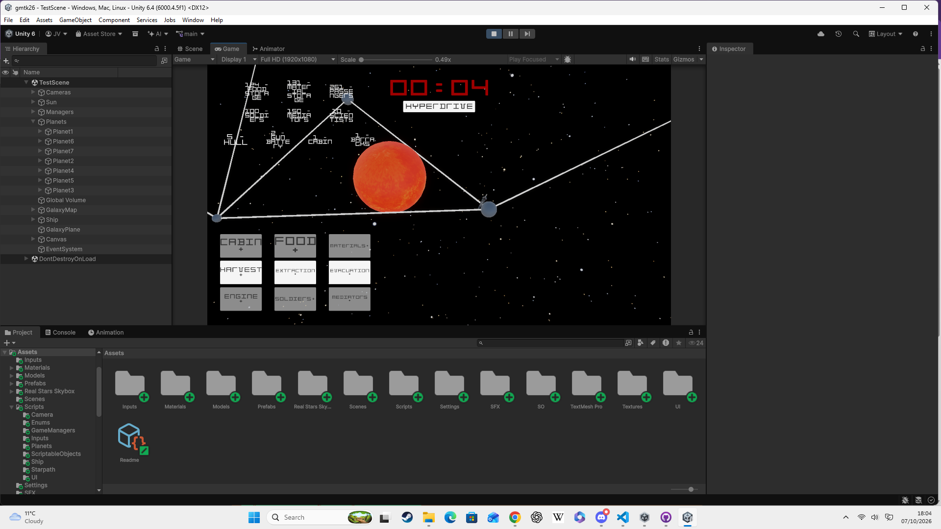 Unity Engine Gameplay: Red Counter